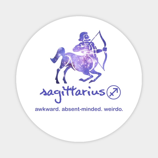 Flawed Sagittarius Magnet by Taversia